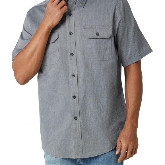 Wrangler Other - Grey Wrangler cotton button-up shirt XL - New without tags | Summer button down